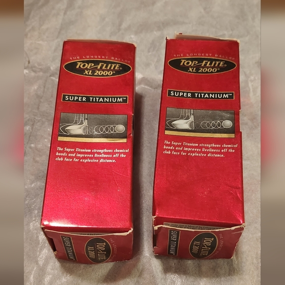 Top Flite XL 2000 Super Titanium Golf Balls 2 Sleeves NWT - Picture 4 of 5